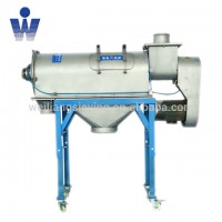 Xinxiang Weiliang Sieving stainless steel flour vibrating airflow sieve machine/horizontal centrifuge powder sifter equipment